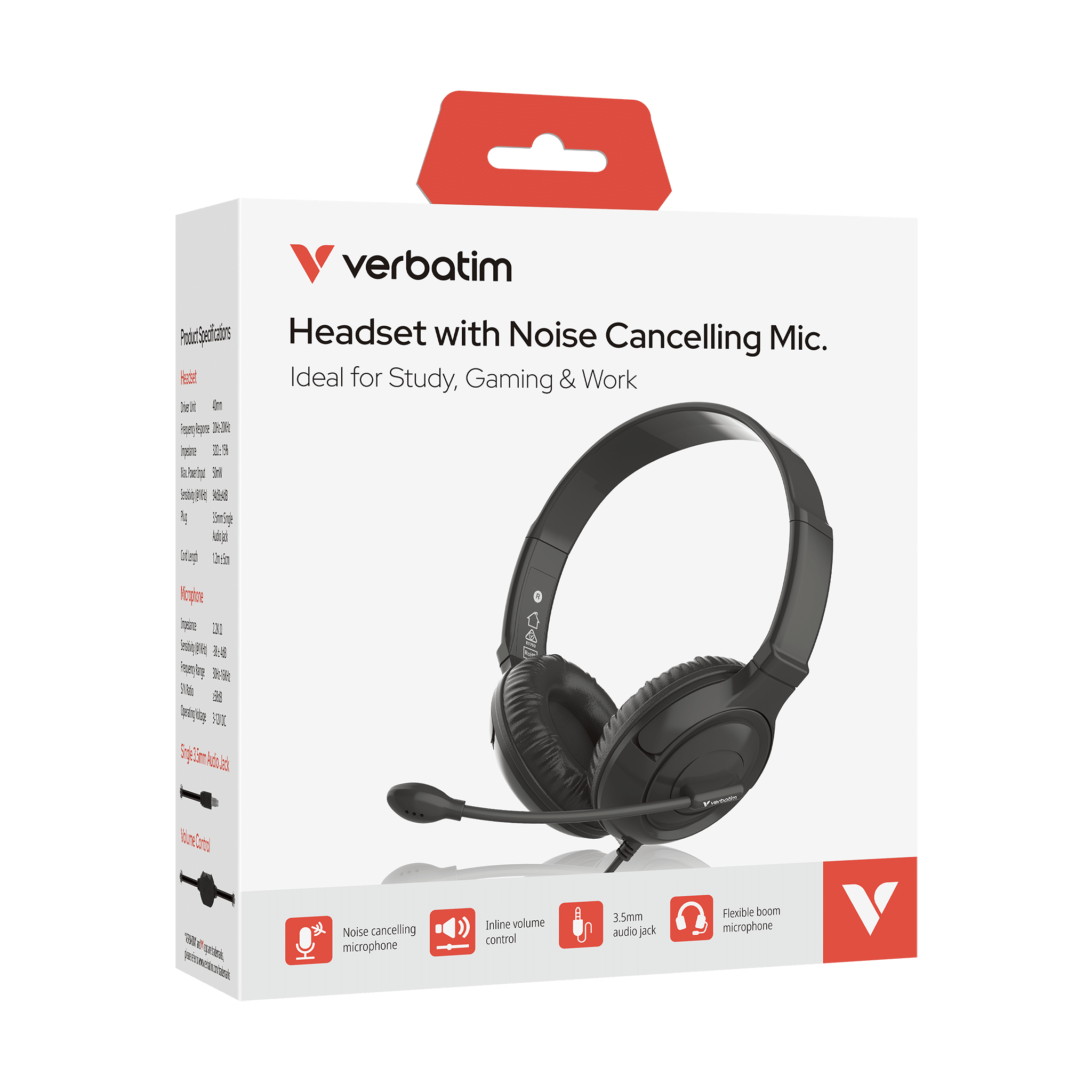 Headset with Noise Cancelling Mic - Image 4