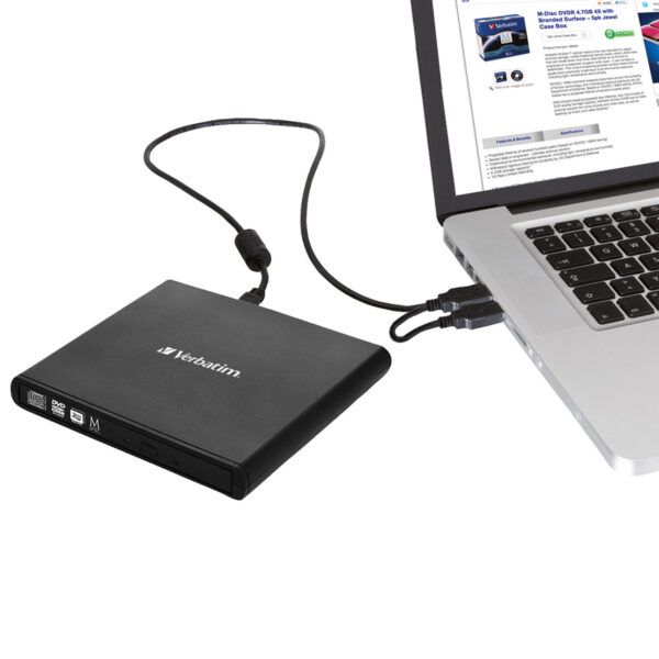 Verbatim External Slimline Cd/dvd Writer Installieren External Slimline Mobile CD/DVD Writer | Verbatim