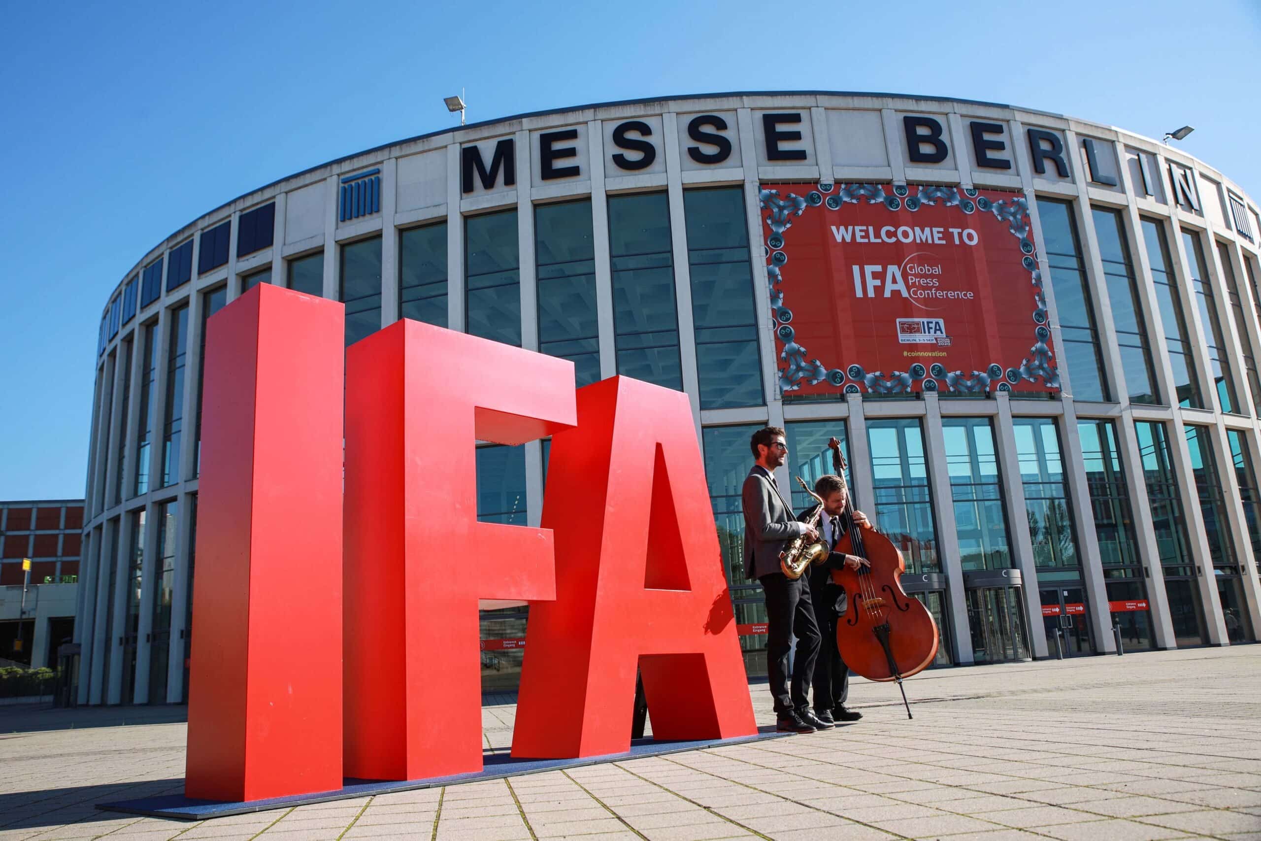 Verbatim booth showcasing IFA 2023 tech innovations
