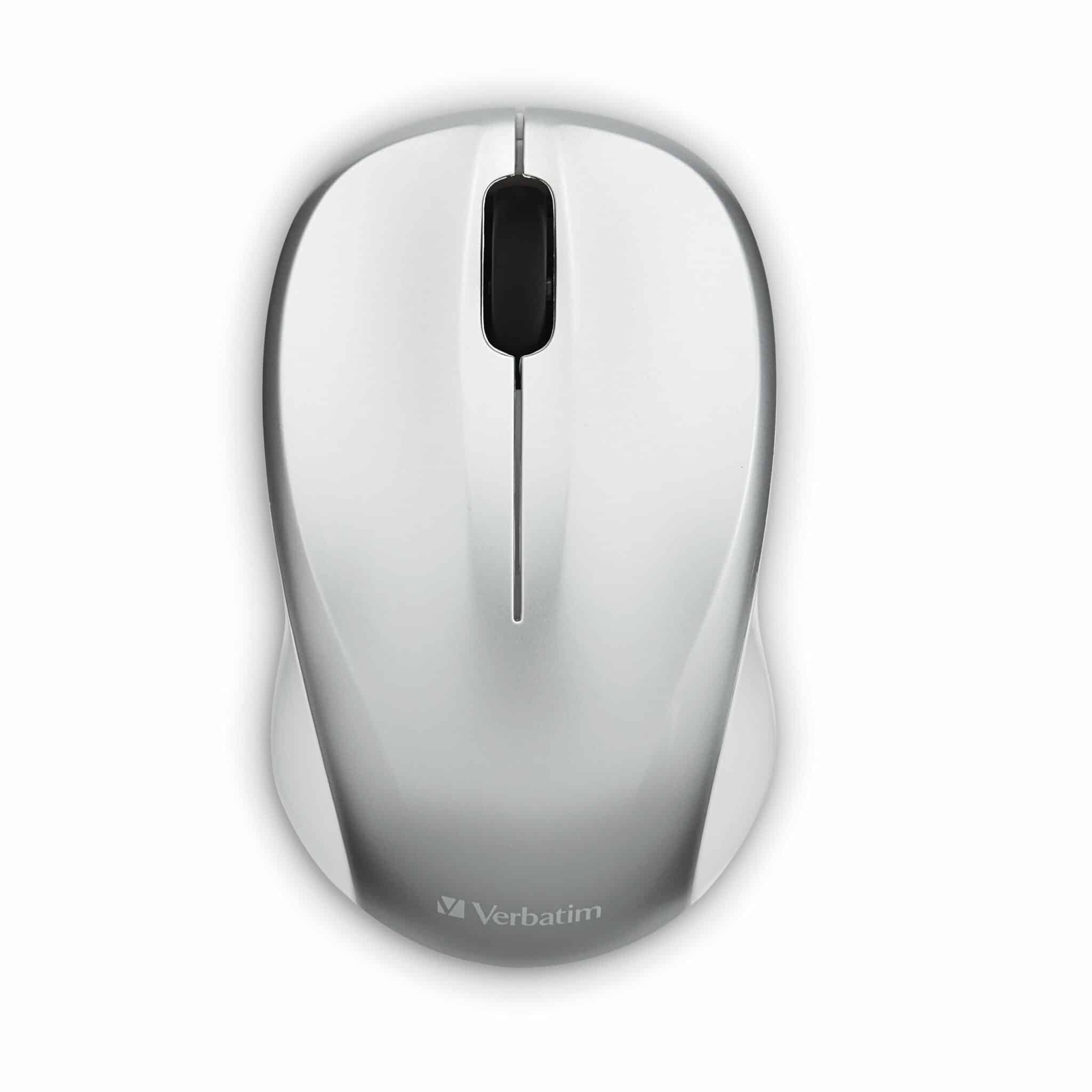 Silent Wireless Blue LED Mouse – Ergonomic, Quiet & Portable | Verbatim