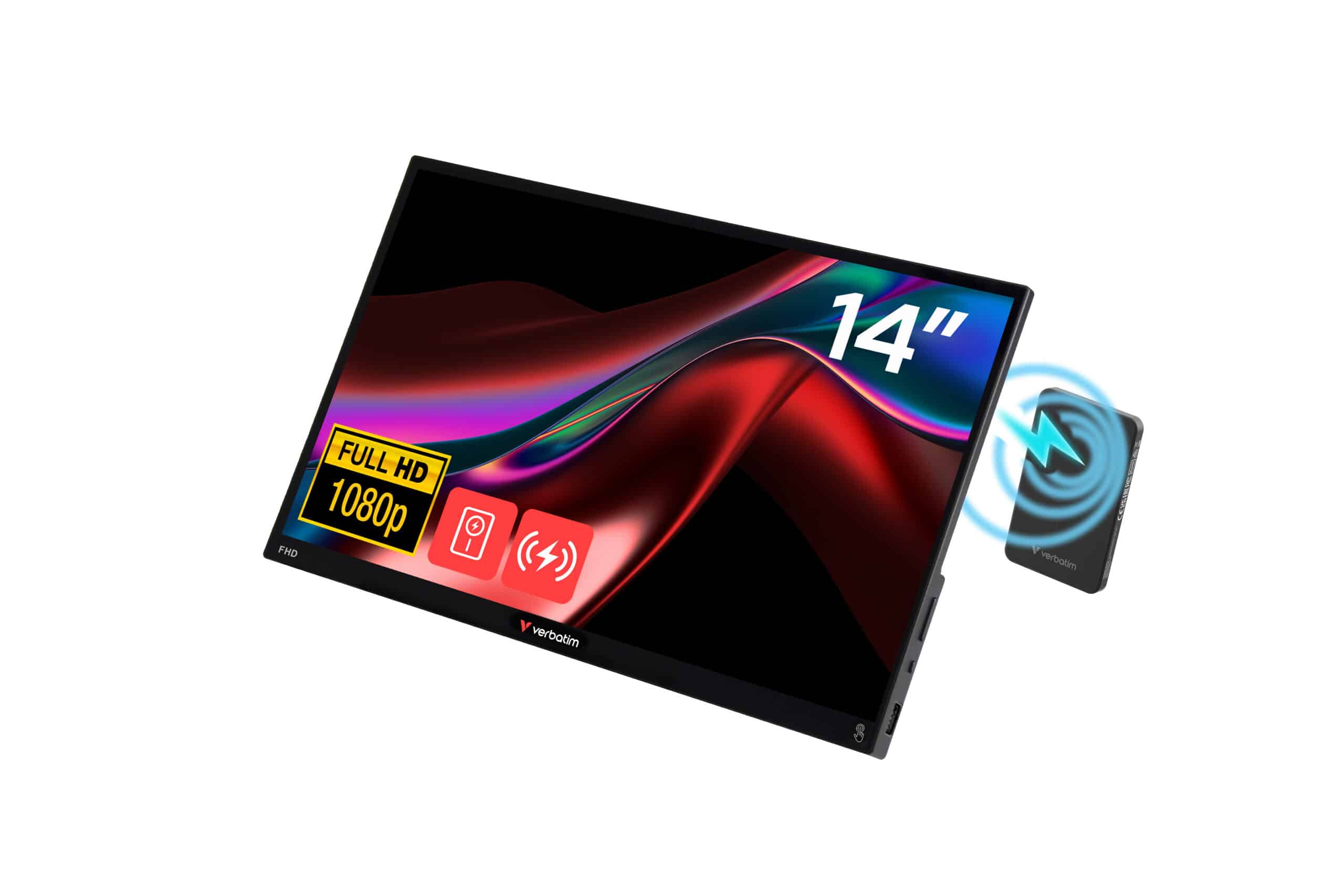 Portable Touchscreen Monitor Light - Wireless Charging