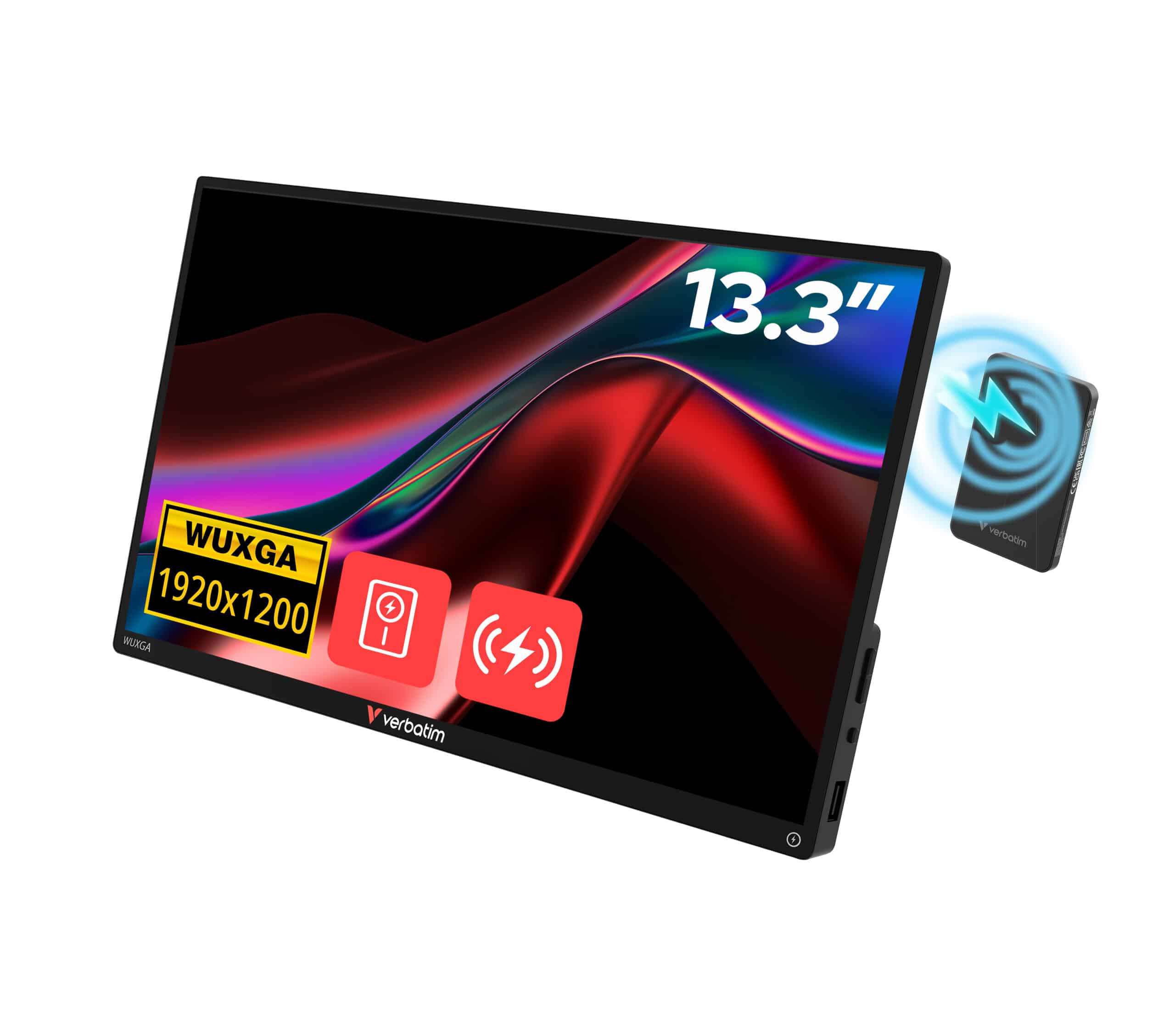 Portable Touchscreen Monitor - Wireless Charging