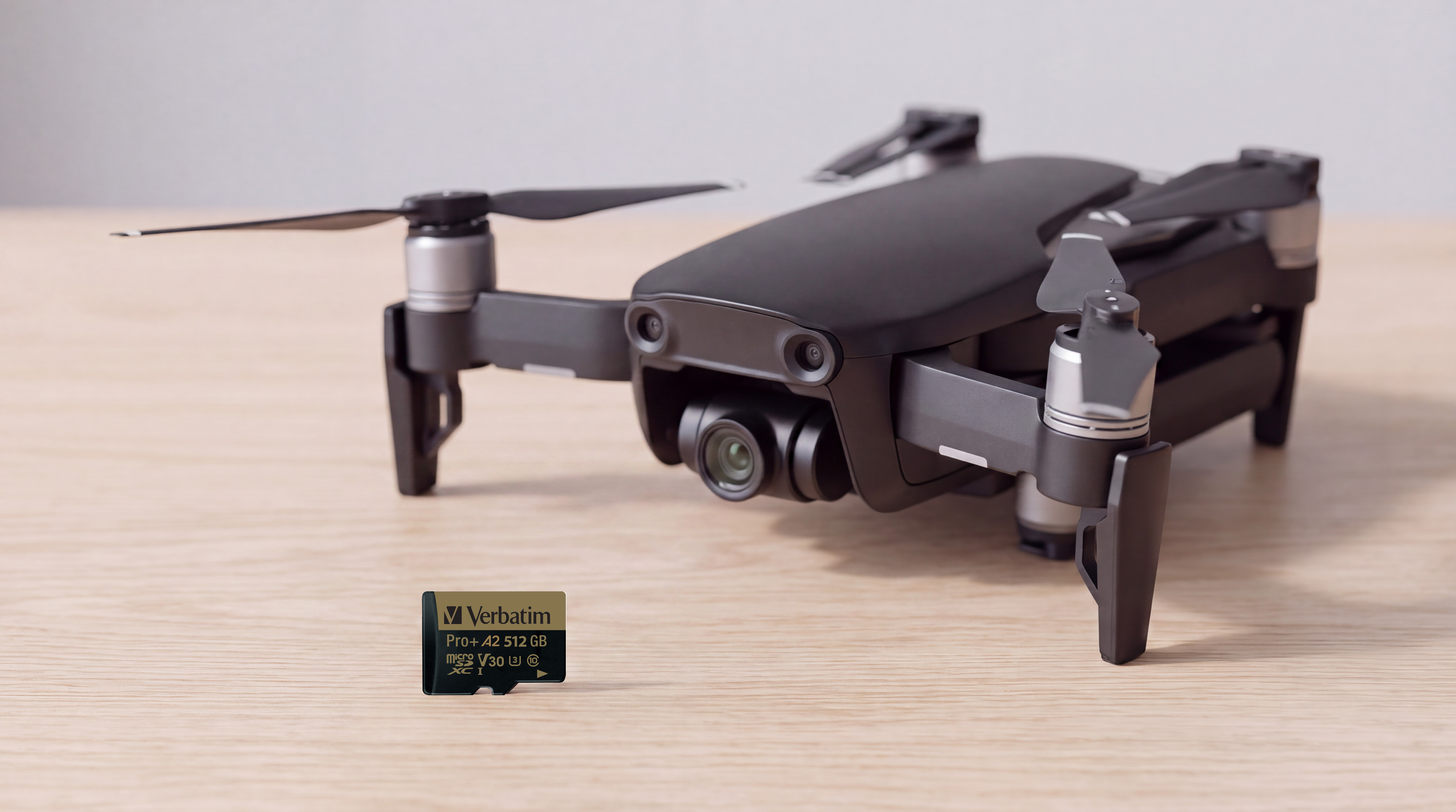 drone with memory card