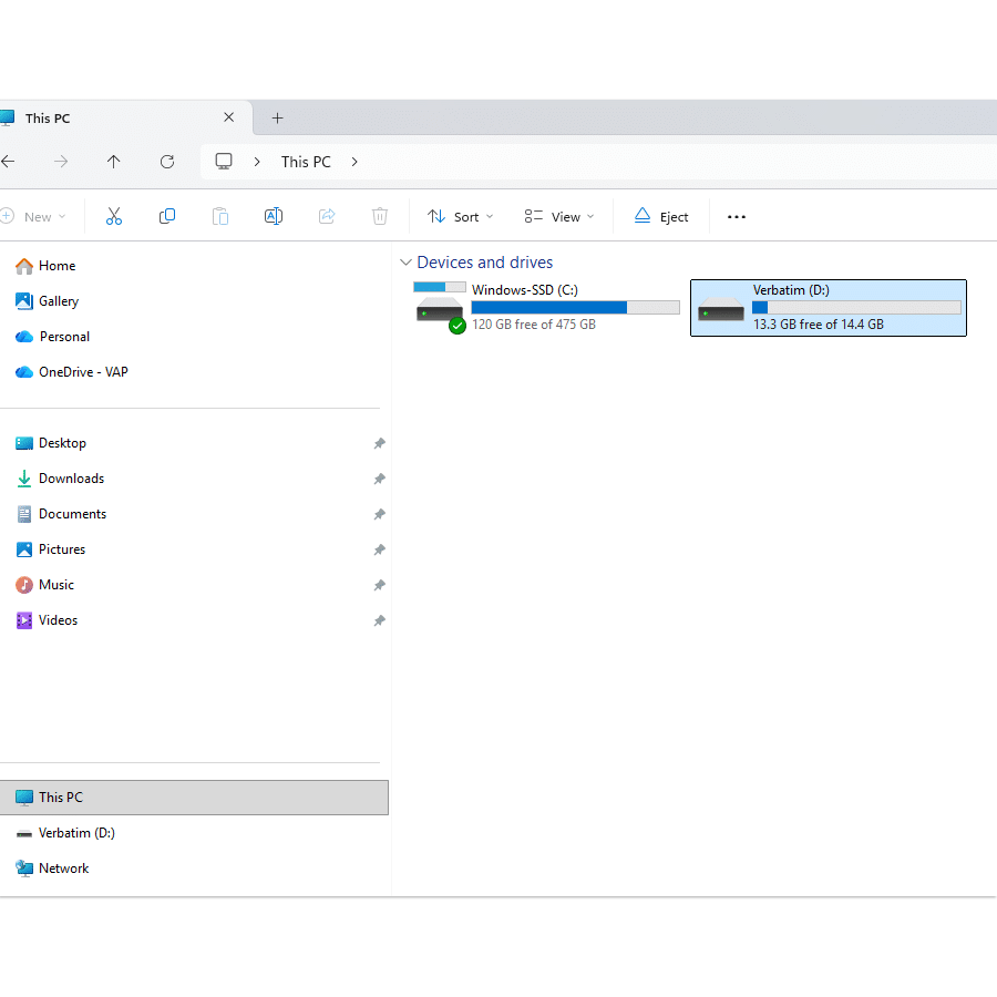 Windows 11 format USB drive screenshot 01